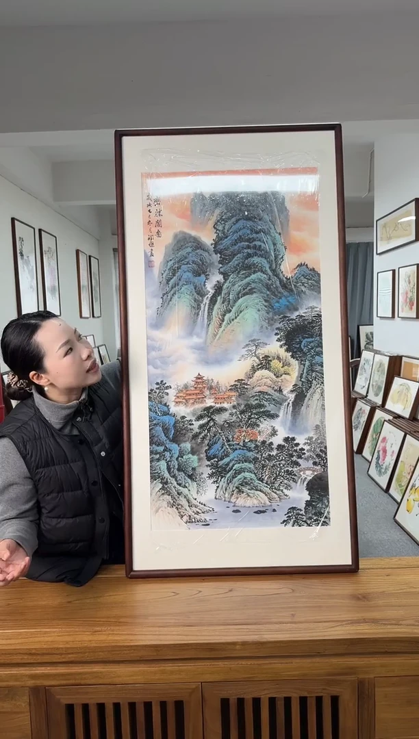 书法润杰02-63*123尺寸手绘同款