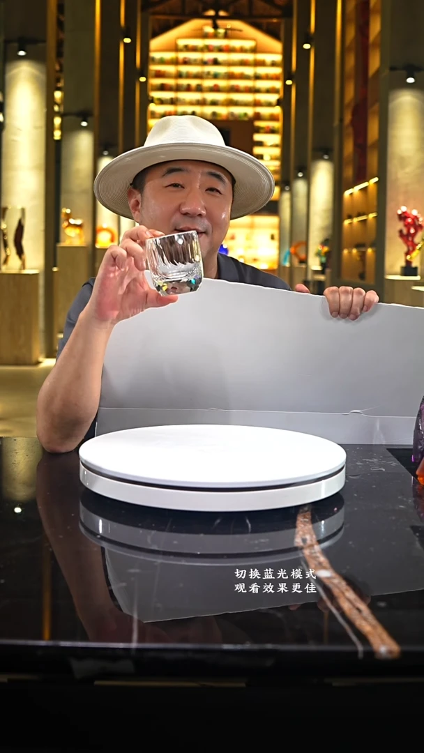 摆件琉璃07001026-2净料水晶威士忌杯