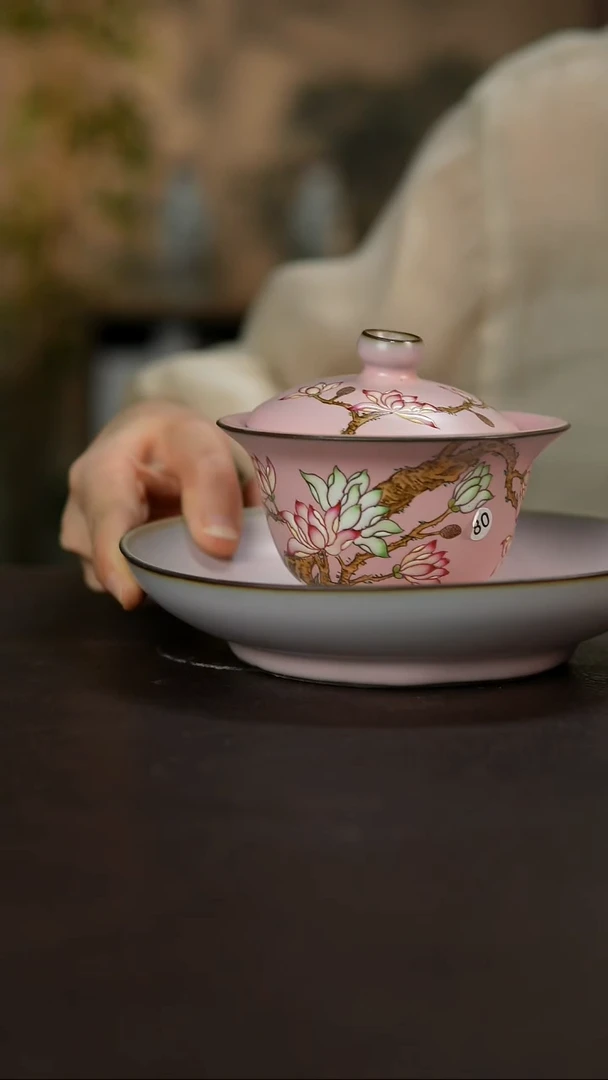 杯景德镇陶瓷杯碗柴烧多人
