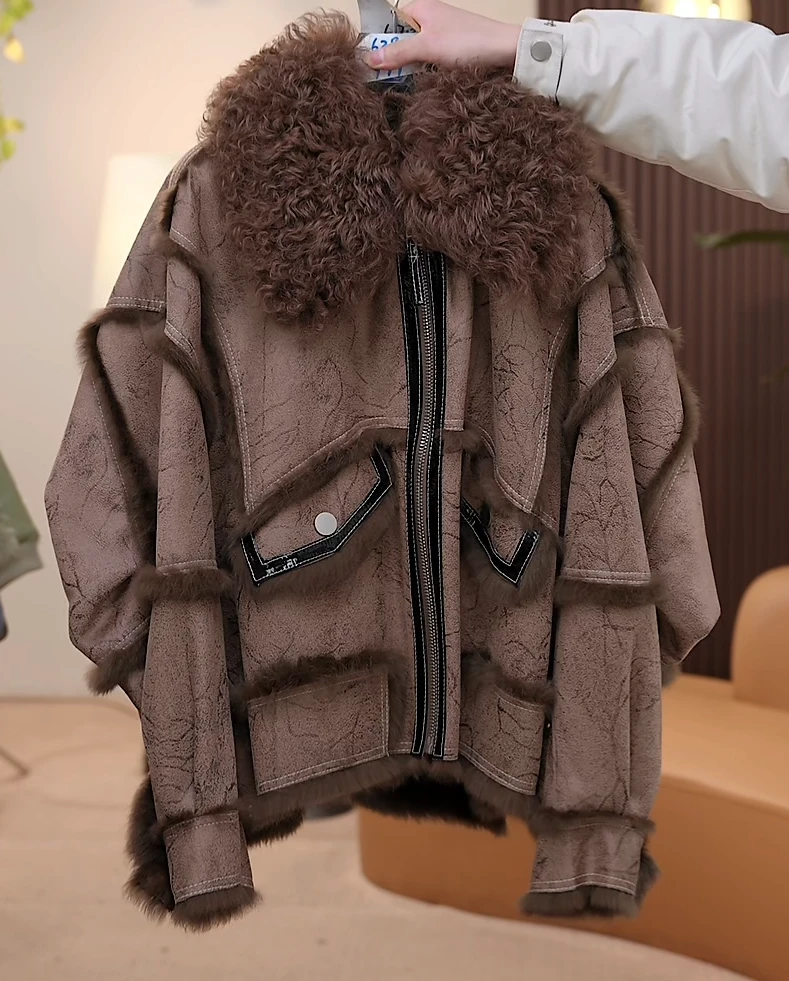 【茅茅专属】6170羊毛领外套皮草