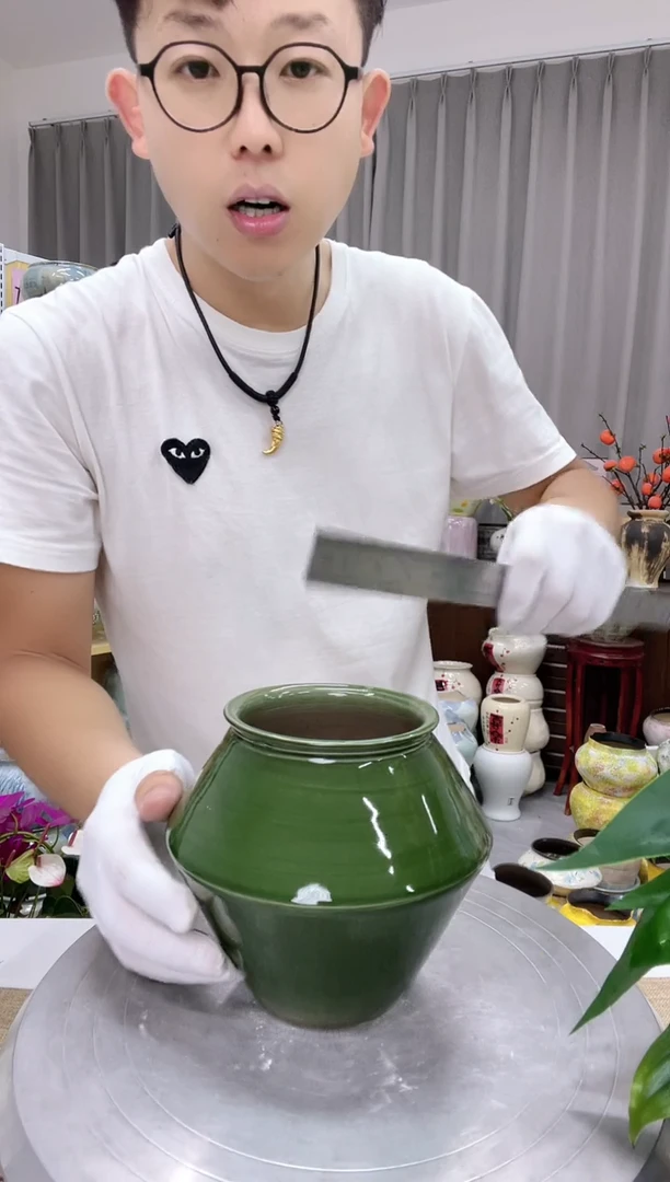 瑕疵处理（口 侧面）陶瓷花盆7.28直播链接
