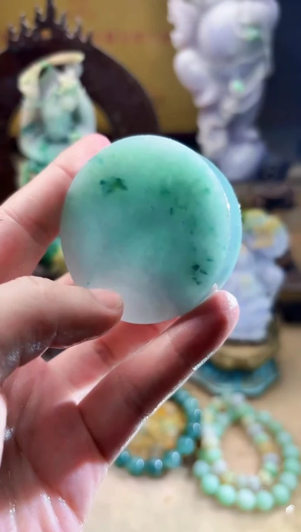 未镶嵌挂件翡翠A货张麦9829