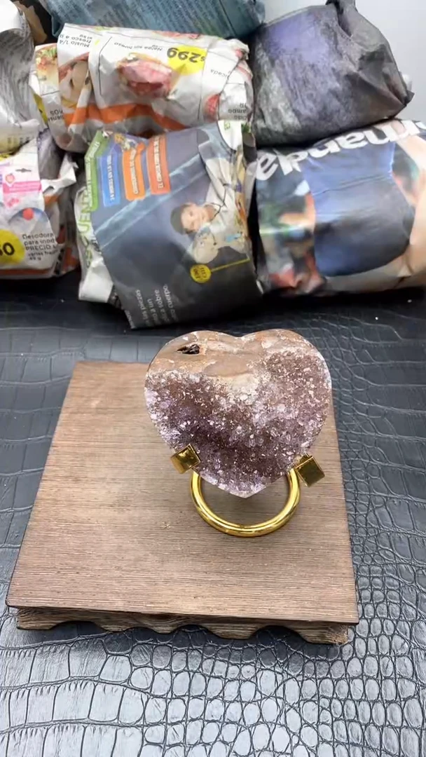 【闪购商品】紫晶1未镶嵌爱心 842号