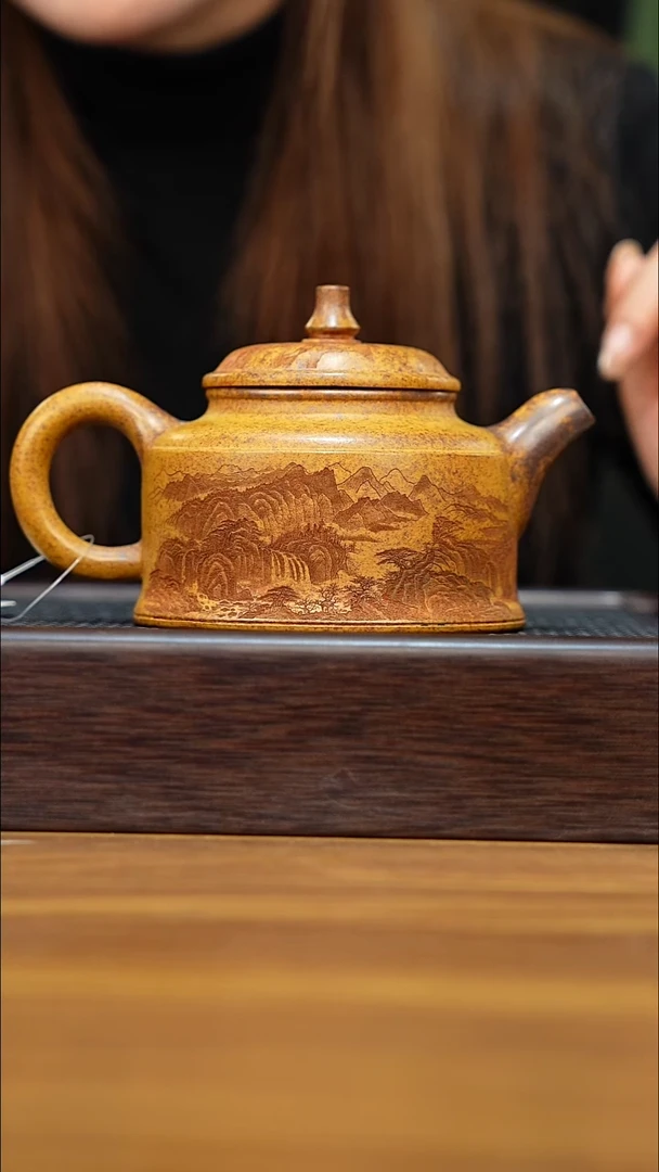 紫砂公道杯宜兴本地紫砂壶320cc
