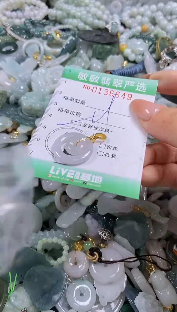 【闪购商品】翡翠颈饰未镶嵌闪购0136649多样性发其一