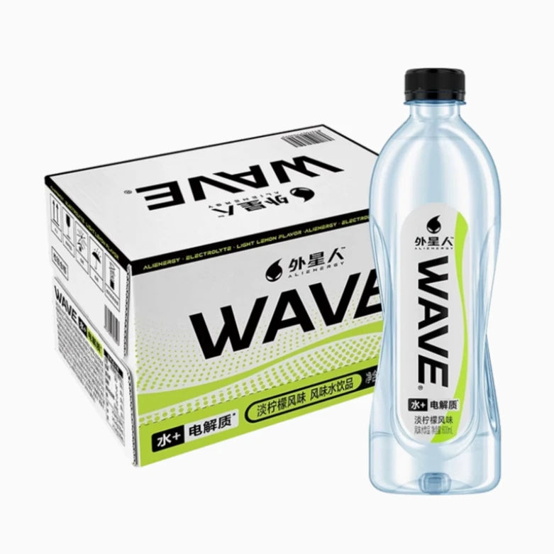 【外星人大促 畅销新品】外星人WAVE淡柠檬风味水夏日解暑饮品600ml