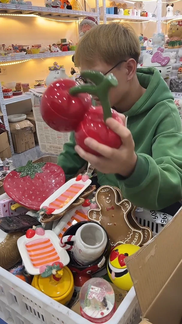 手工艺品琉璃满28包邮，微瑕陶瓷不退不换