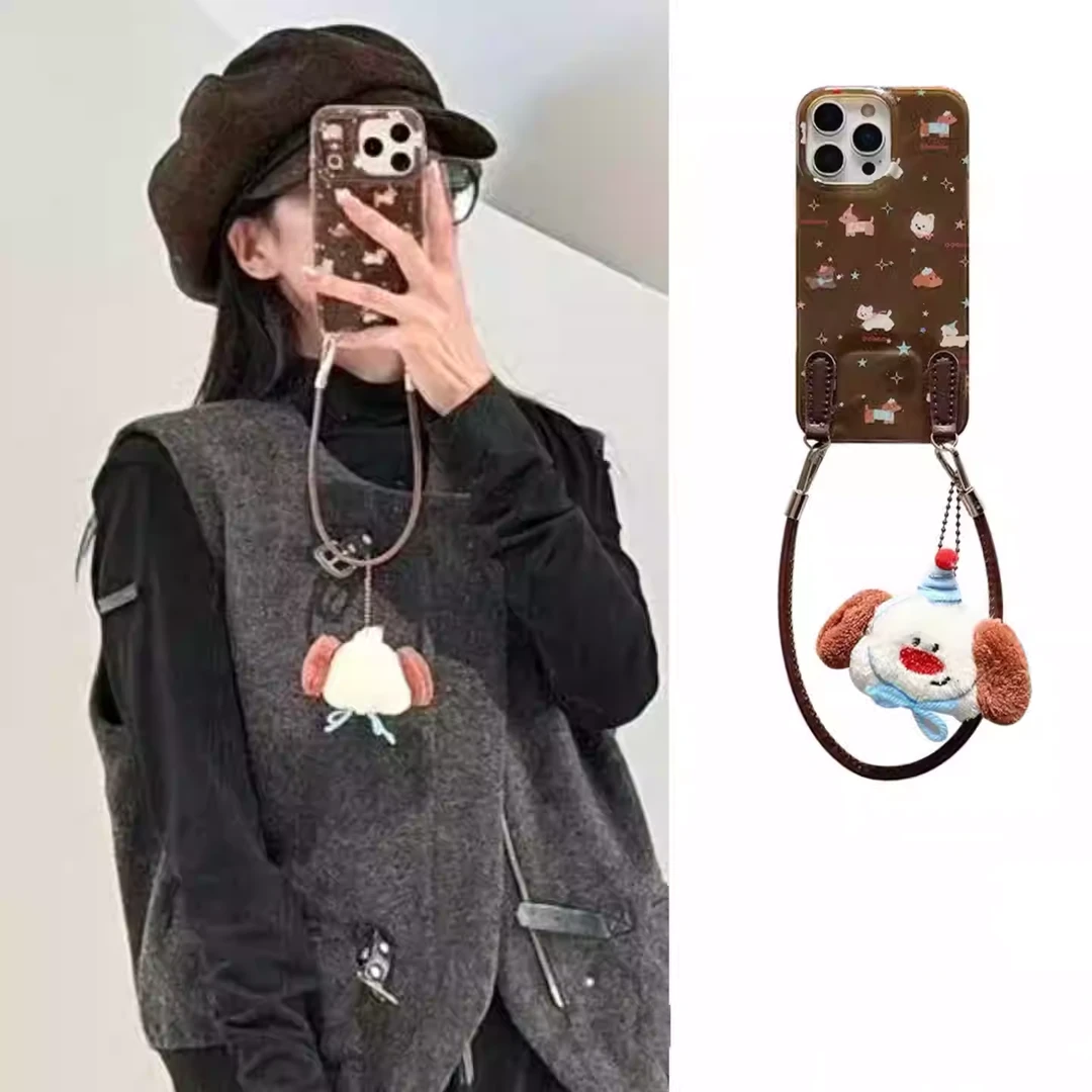 满屏腊肠狗适用于苹果17promax手机壳iPhone16/14/15/13软plus壳