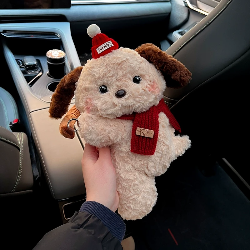 车载纸巾盒可爱玩偶抽纸盒汽车纸巾挂袋车内高级感挂式纸巾抽盒LY