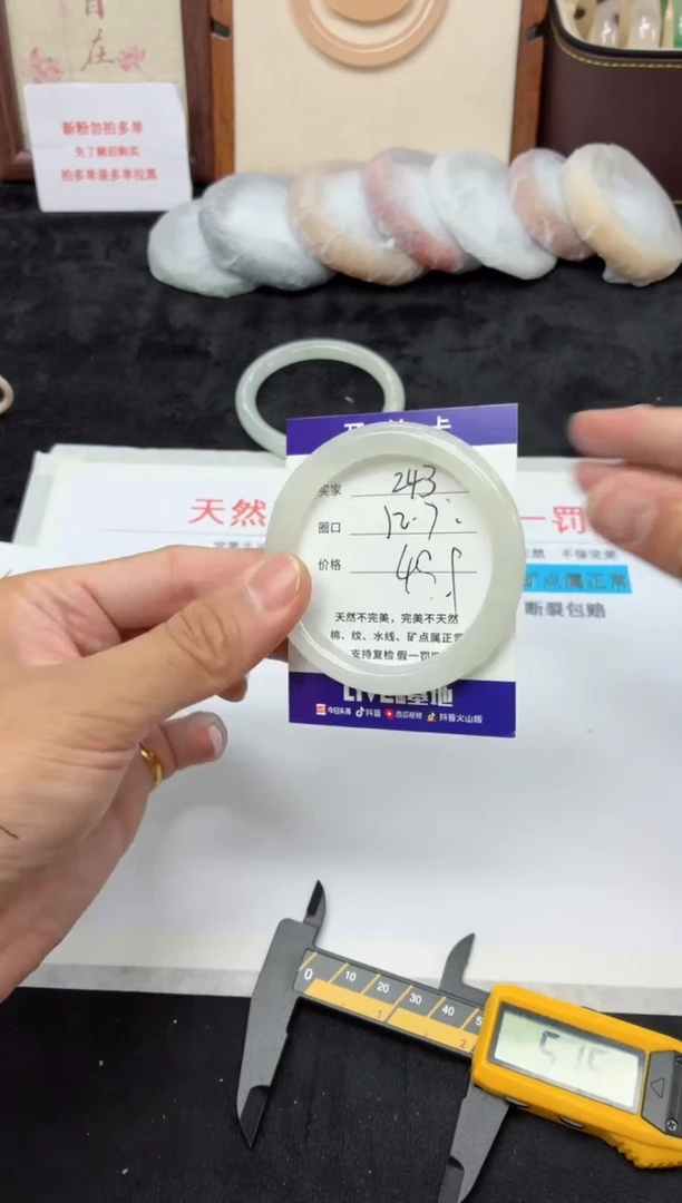 未镶嵌手镯石英质玉243