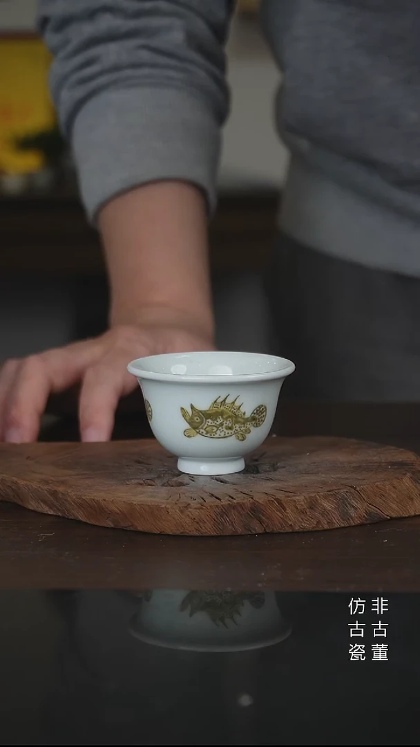 景德镇手工手绘陶瓷微瑕