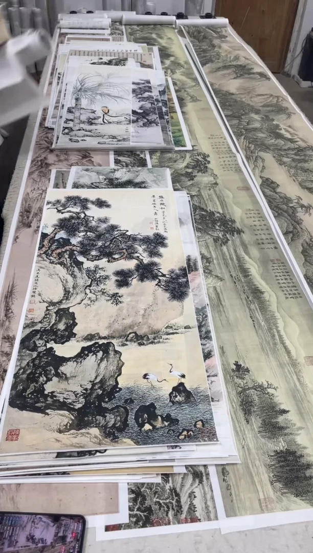 26 陈少梅 山水 微喷复刻