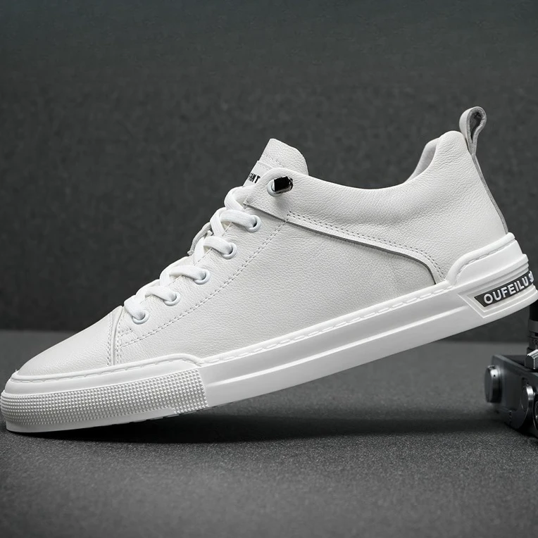 时尚男鞋2025年春夏季新款小白鞋男士潮流百搭软底运动休闲板鞋男