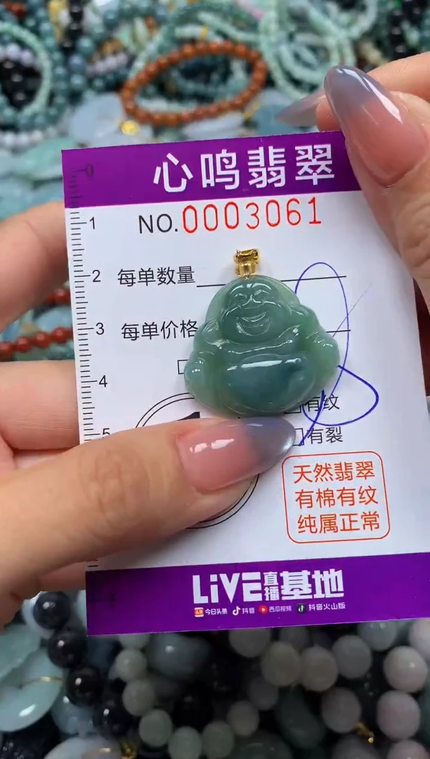 颈饰未镶嵌翡翠闪购003061
