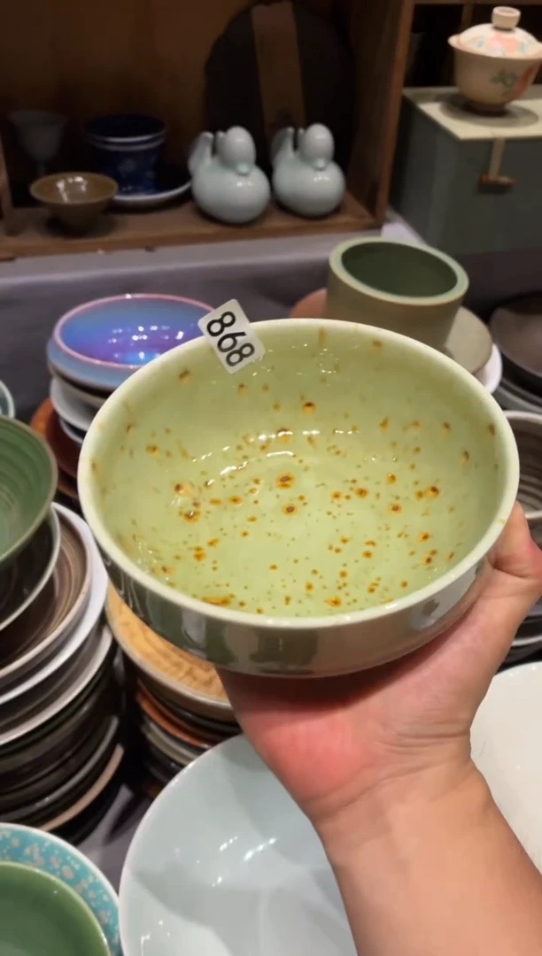 瓷片D*W868  枣花钵碗1个