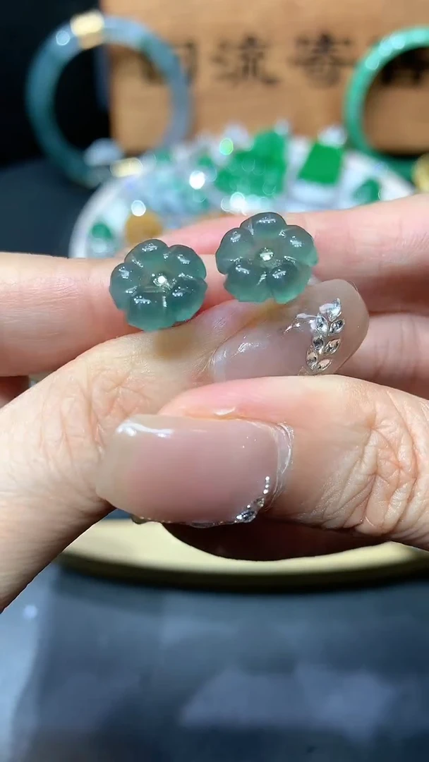 【闪购商品】翡翠耳饰合金团购