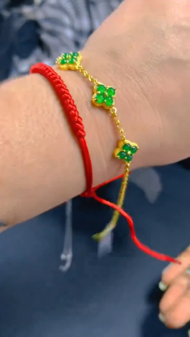 【闪购商品】翡翠手链未镶嵌0850073555多样性发一