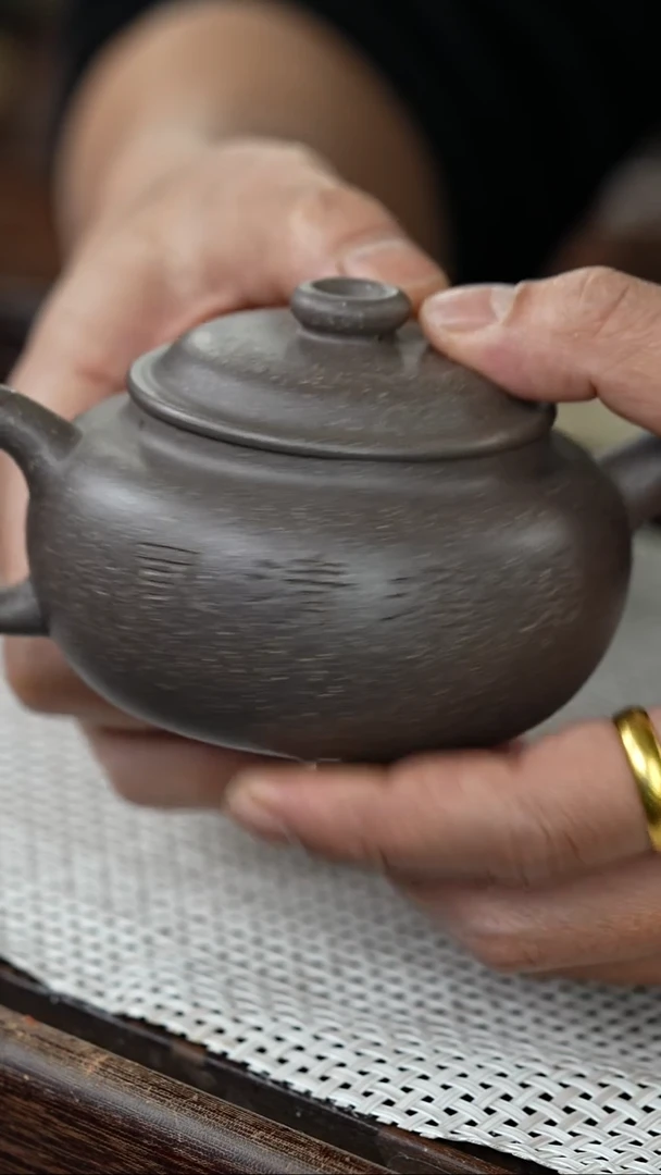 【闪购商品】紫砂其他@@Bi4147李倩圈钮刻绘