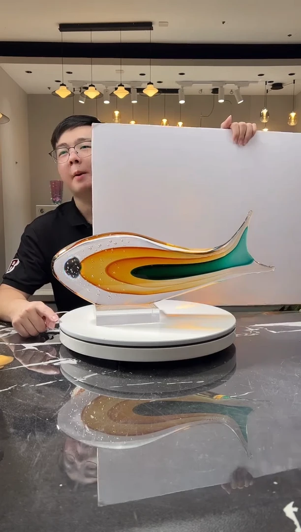 摆件巴比特美学 反影鱼