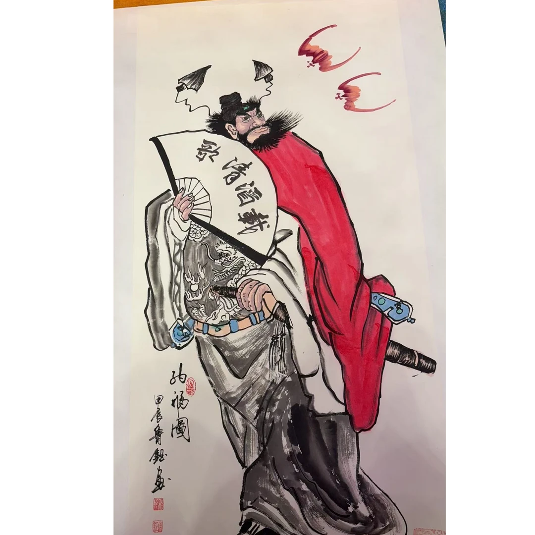 橱窗展示/文峰艺术展厅/王奉超（笔名：鲁钰）宣纸国画/带证书带授权