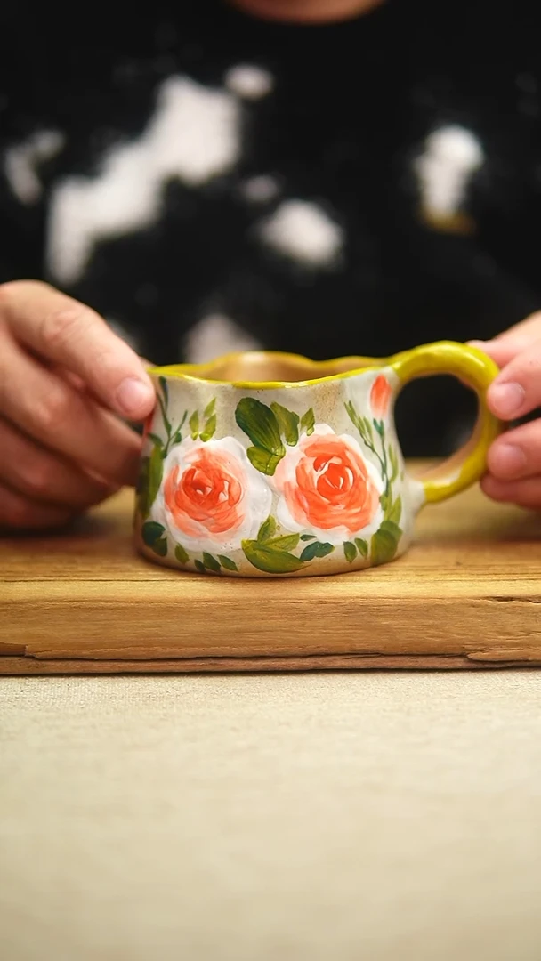 @@陶园瓷舍@@纯手工手绘@高温釉下彩