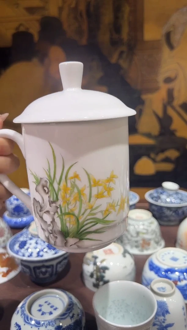 瓷片景德镇瓷器茶器茶杯
