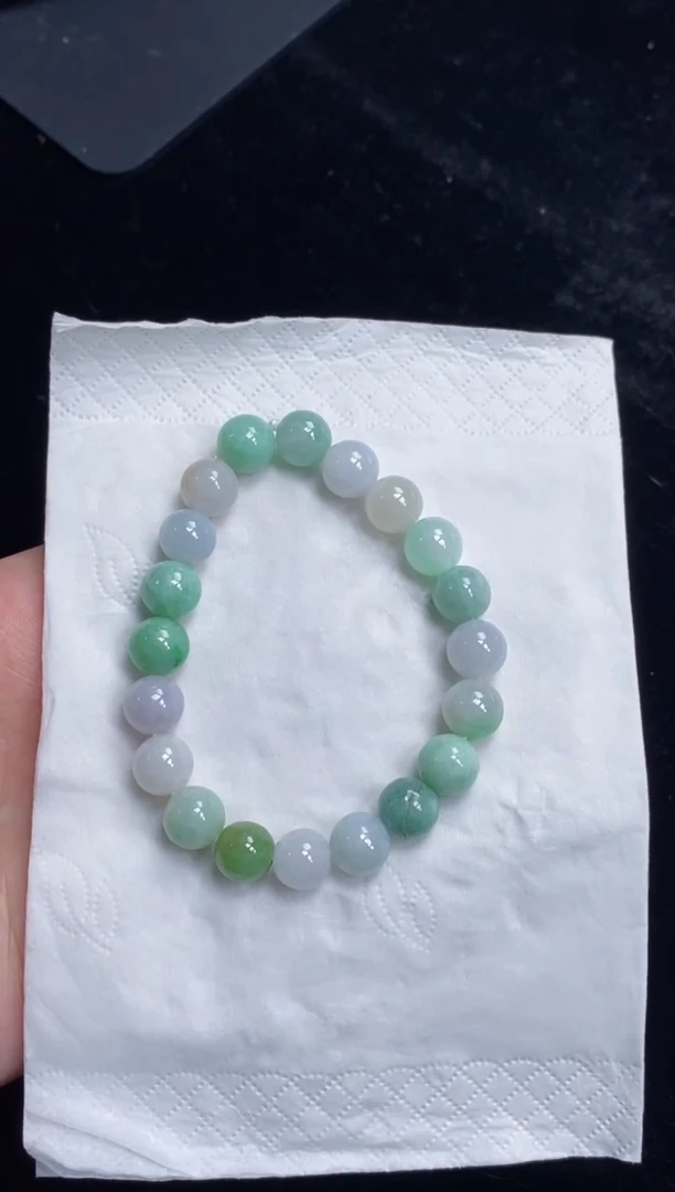 未镶嵌手串翡翠151号链接天然缅甸翡翠A货一物一证