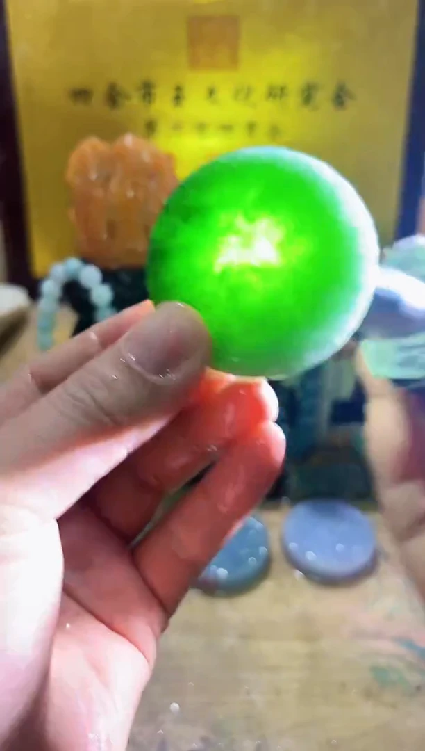 未镶嵌挂件翡翠A货常星7320