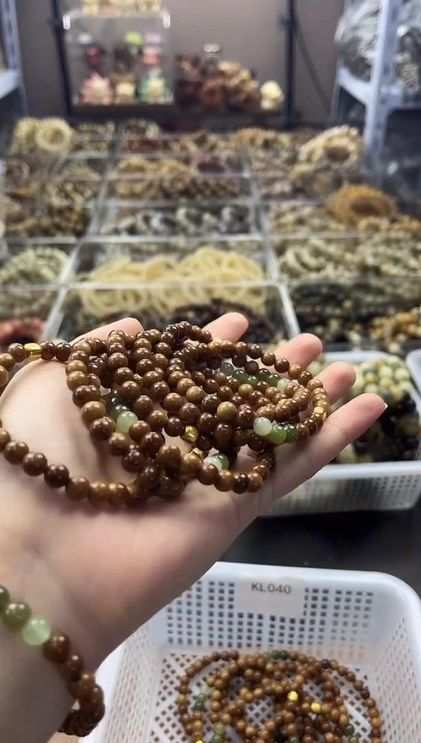 吊坠菩提默认微瑕【16手围】扎基三和田库克圆珠6mm