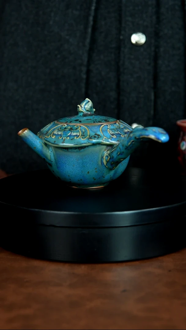 951号/禹州神垕特产】原矿原产地钧瓷茶具