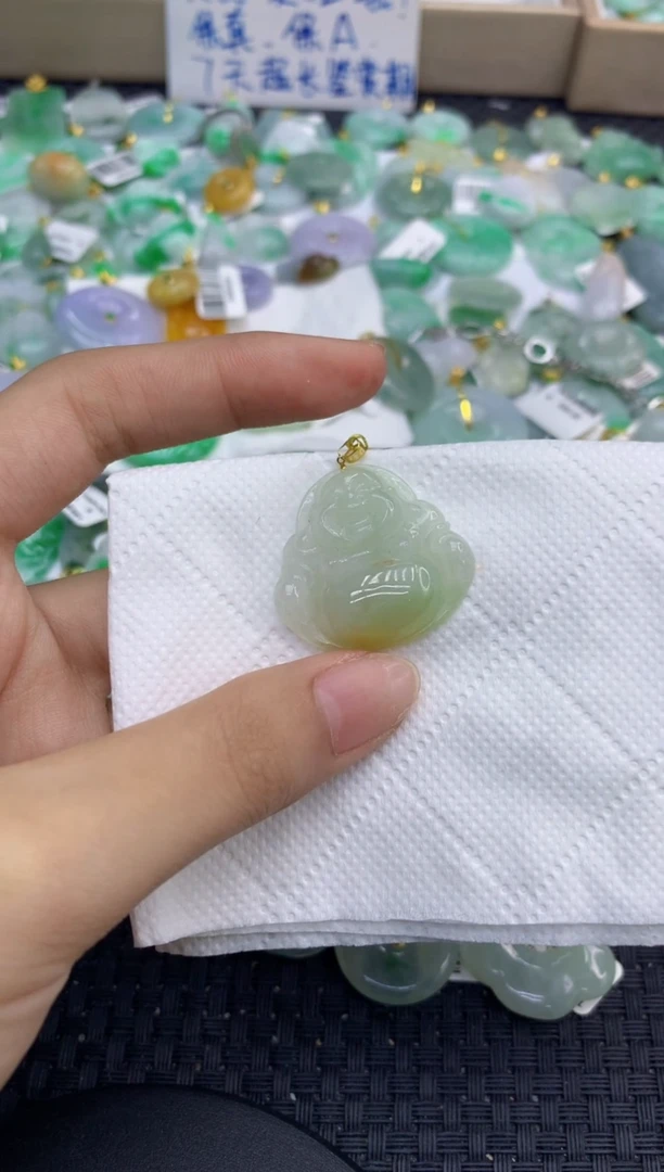 颈饰未镶嵌翡翠天然缅甸A货翡翠