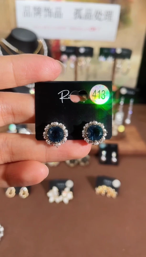 合金925银锆石里413