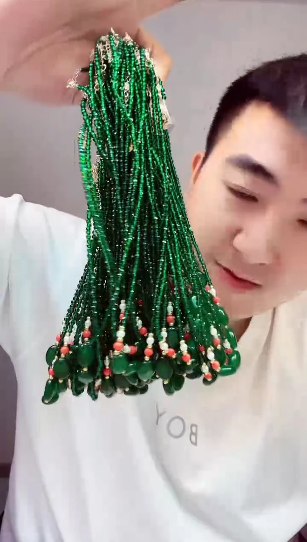 玛瑙/玉髓颈饰14K金镶嵌A627