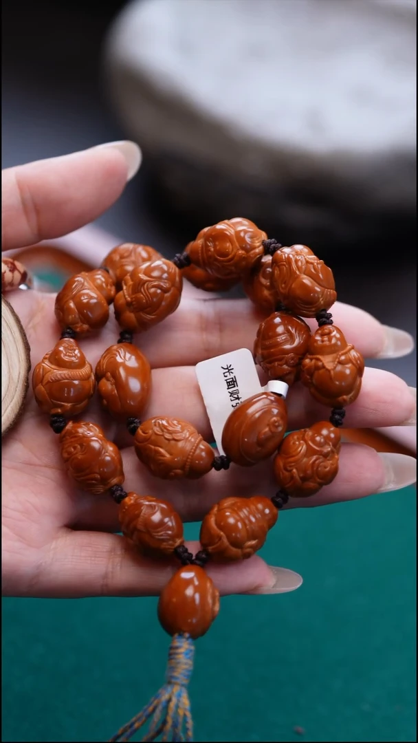 手串/手链橄榄核＿**生橄榄雕