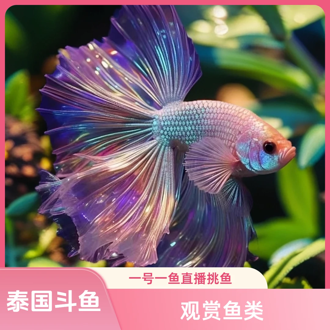 (241-264) 泰国斗鱼淡水活半月婚纱观赏鱼耐活（直播间选鱼）