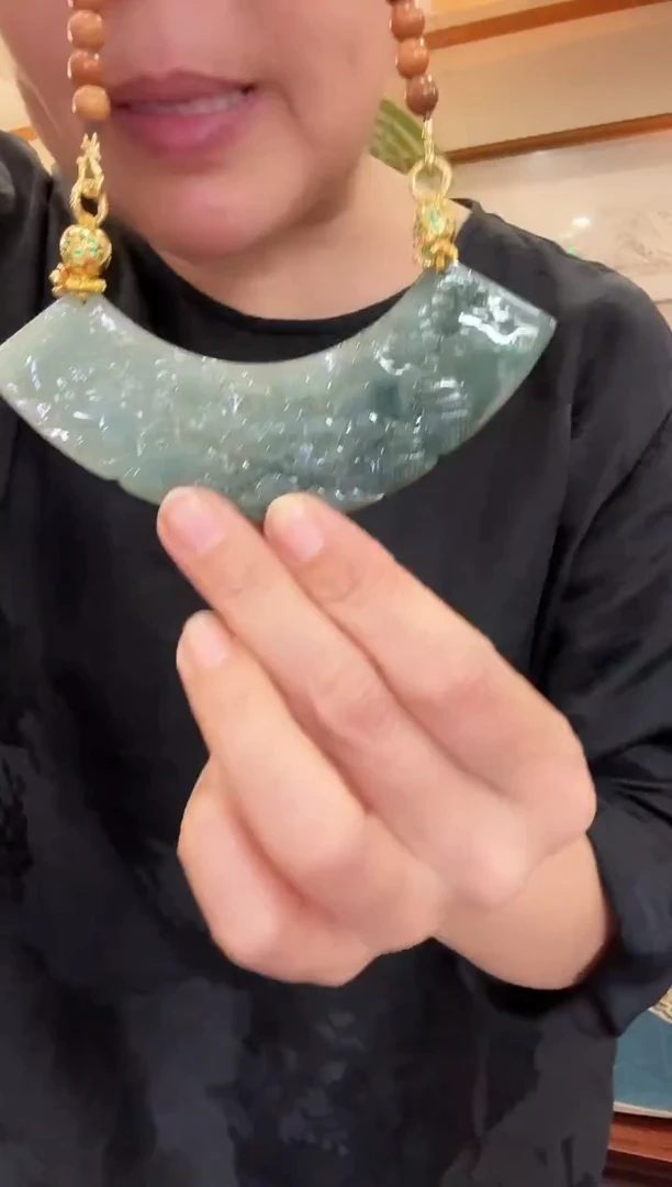 颈饰未镶嵌翡翠国风