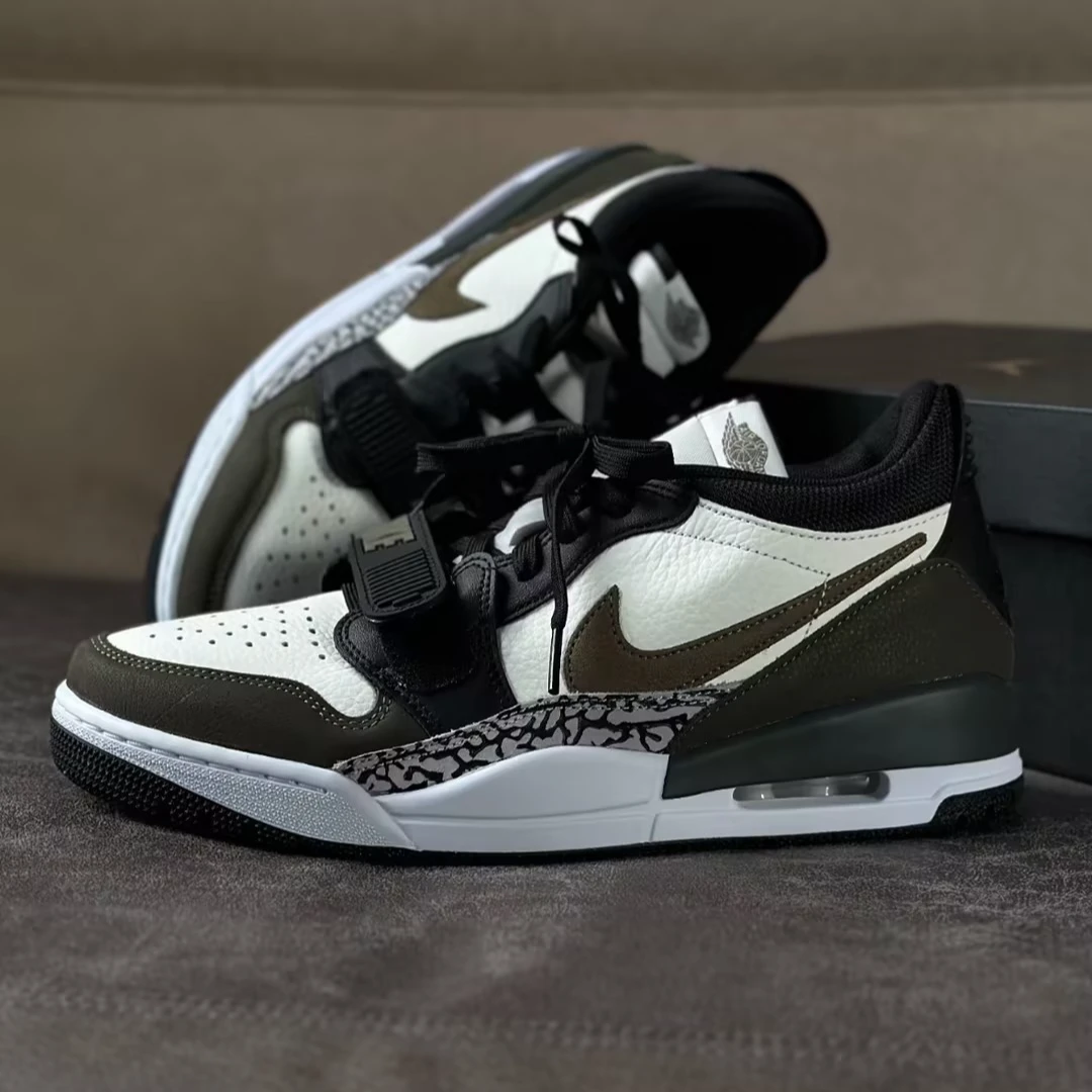 NIKE耐克Air Jordan312 Low男子运动鞋airforce黑色 CD7069-120