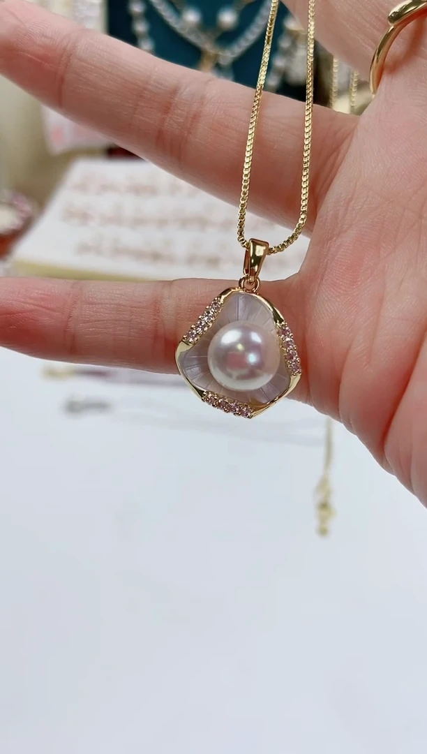 未镶嵌淡水珍珠吊坠吊坠