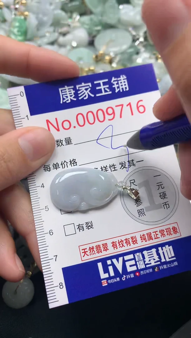 颈饰未镶嵌翡翠9716