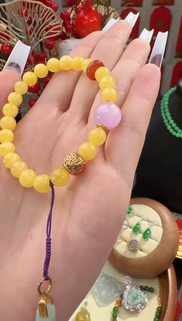 【闪购商品】蜜蜡颈饰未镶嵌珠串