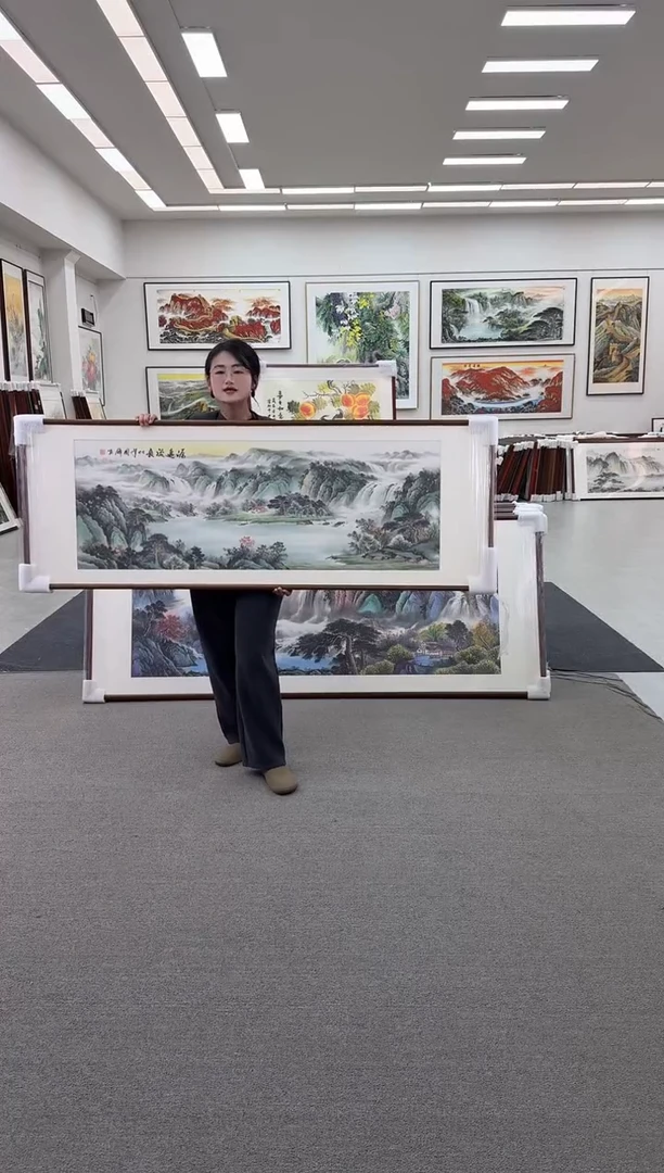 国画铃***当手绘  172*62  源远流长