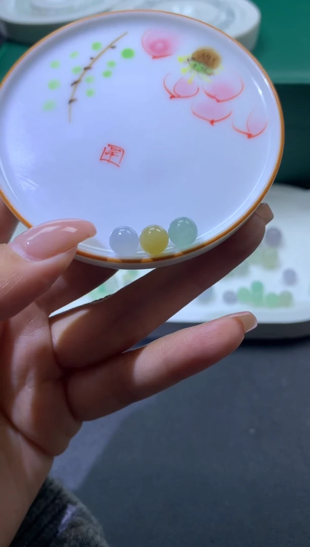 【闪购商品】定制翡翠未镶嵌珠46