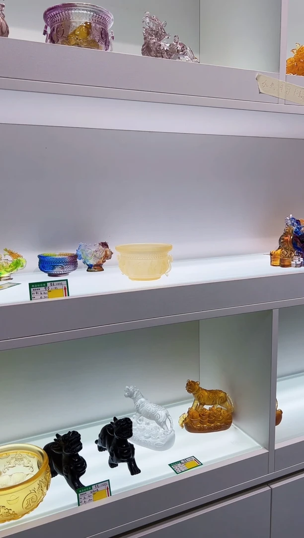 【闪购商品】泥塑古法琉璃老虎生肖