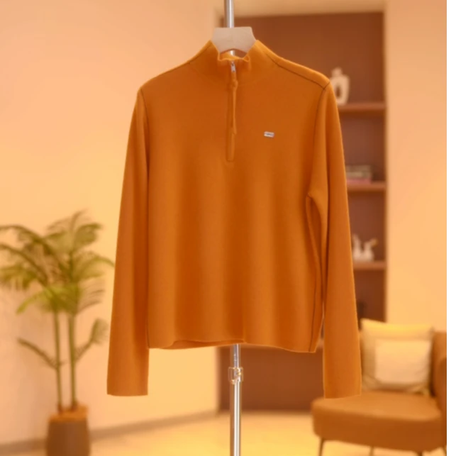 【璐璐 】时尚撞色明线洋气百搭针织衫-Y19618