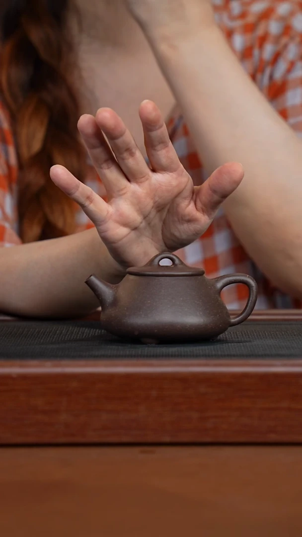 茶壶紫砂天青石瓢