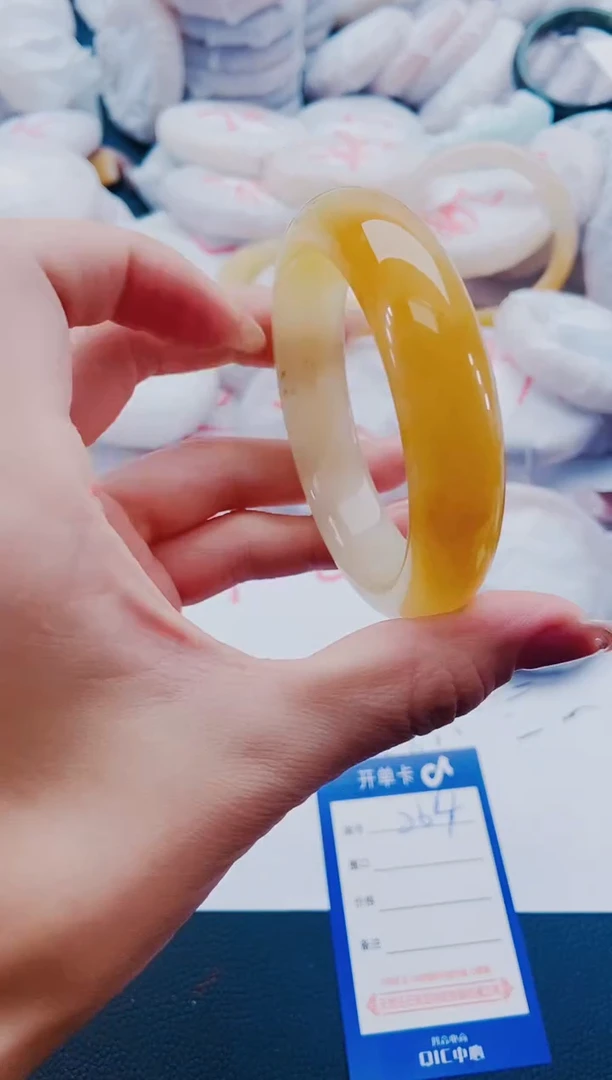 未镶嵌手镯石英质玉J64-57-58