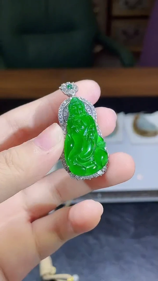 未镶嵌定制翡翠吊坠170