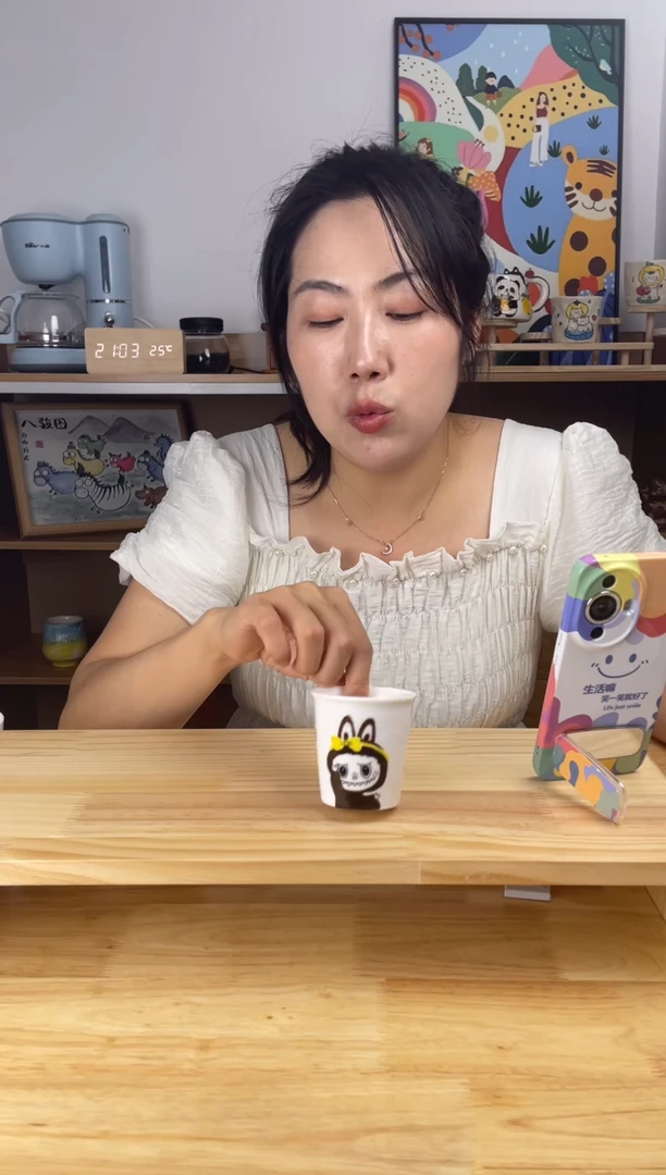 杯子景德镇高温釉下彩陶瓷手绘卡通创意