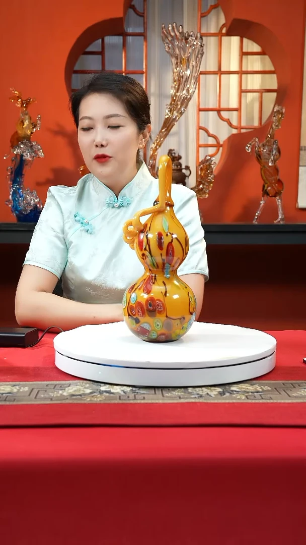 琉璃手工艺品葫芦小号