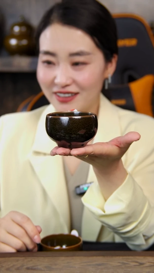 河北非遗 乌金黑 禅定杯